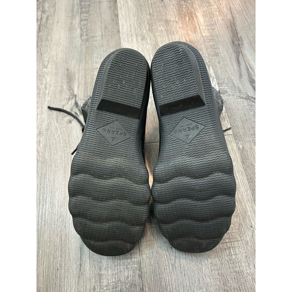 Sperry Boots Womens 7.5 Syren Gulf Zip Lace Up Winter Duck Bootie STS99766 Black - Picture 8 of 8